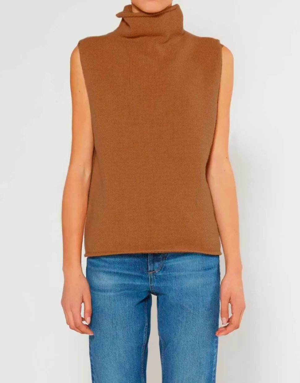 Faliero Sarti Gilet Monica Sarti>Gilet In Lana E Cashmere - Vest