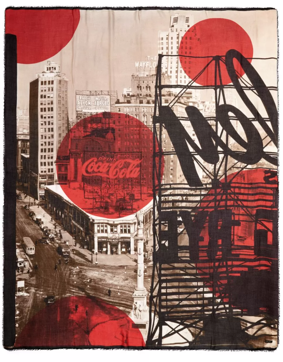 Faliero Sarti Sciarpe>Sciarpa In Collaborazione Con The New York Public Library - Little Cola