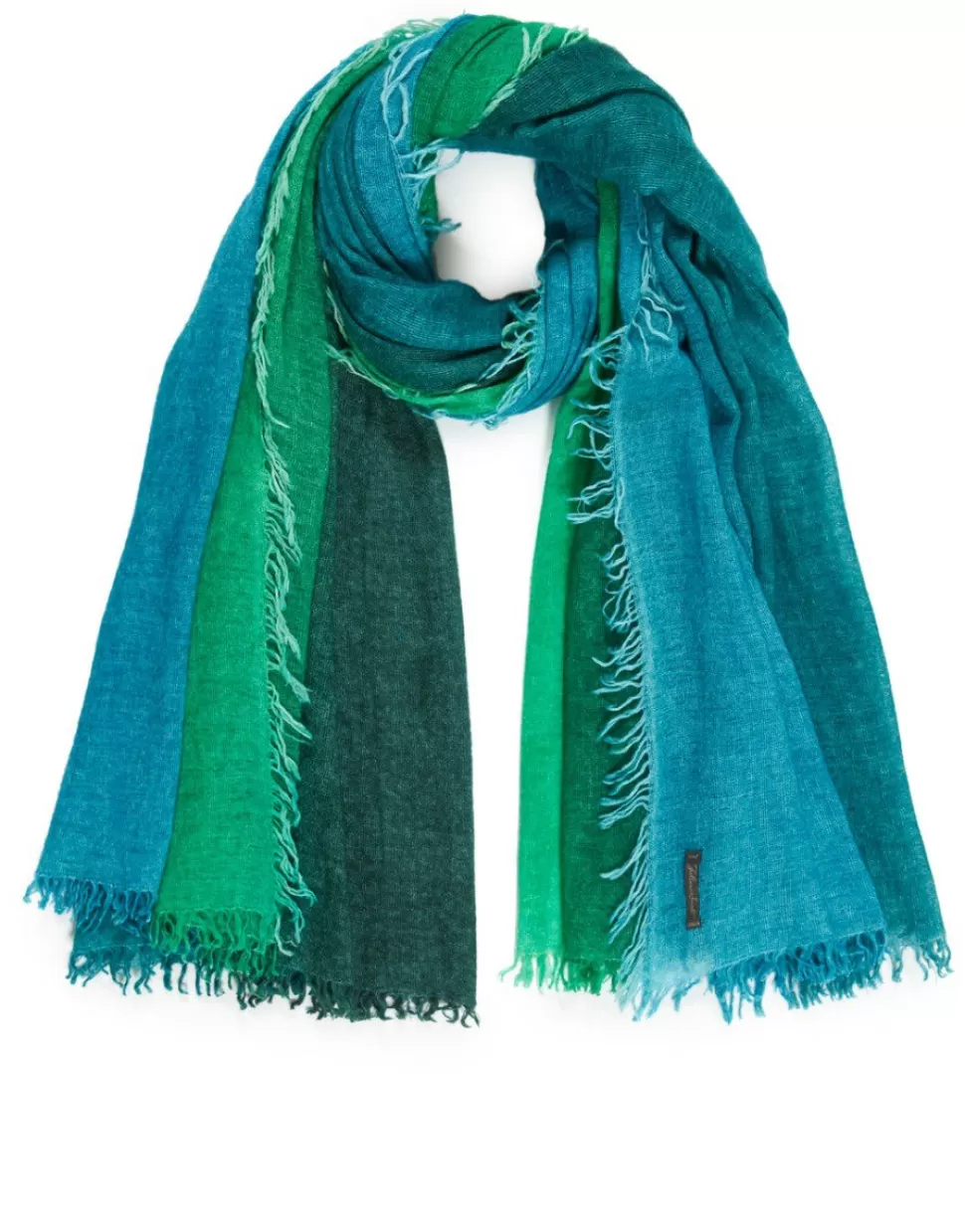Faliero Sarti Sciarpe>Sciarpa Quadrata In Misto Cashmere Seta E Lana Vergine Degrade - Kia